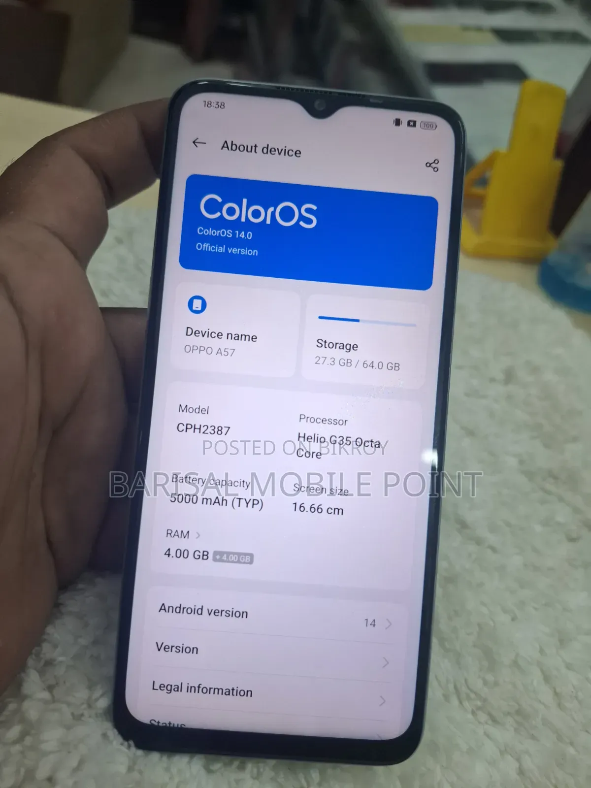 Oppo A57 64 GB White