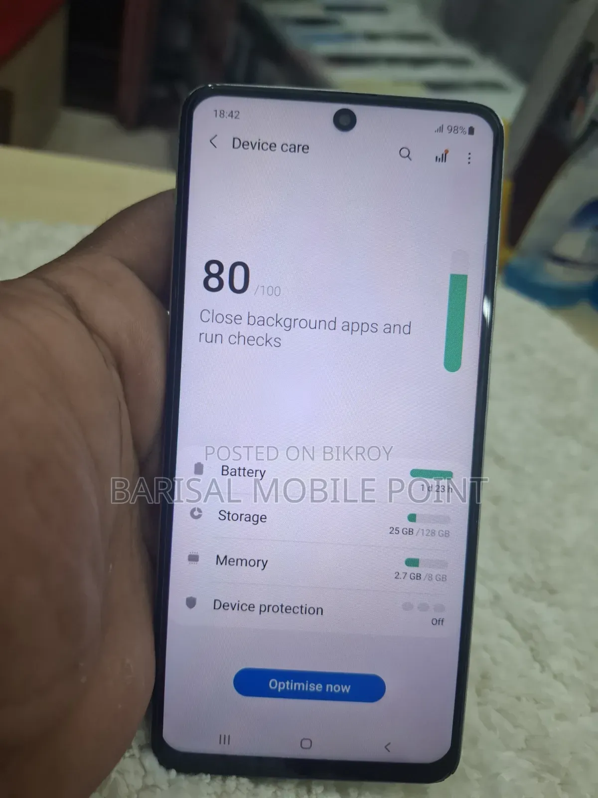 স্যামসাং গ্যালাক্সি এ৫১ ১২৮ জিবি হোয়াইট