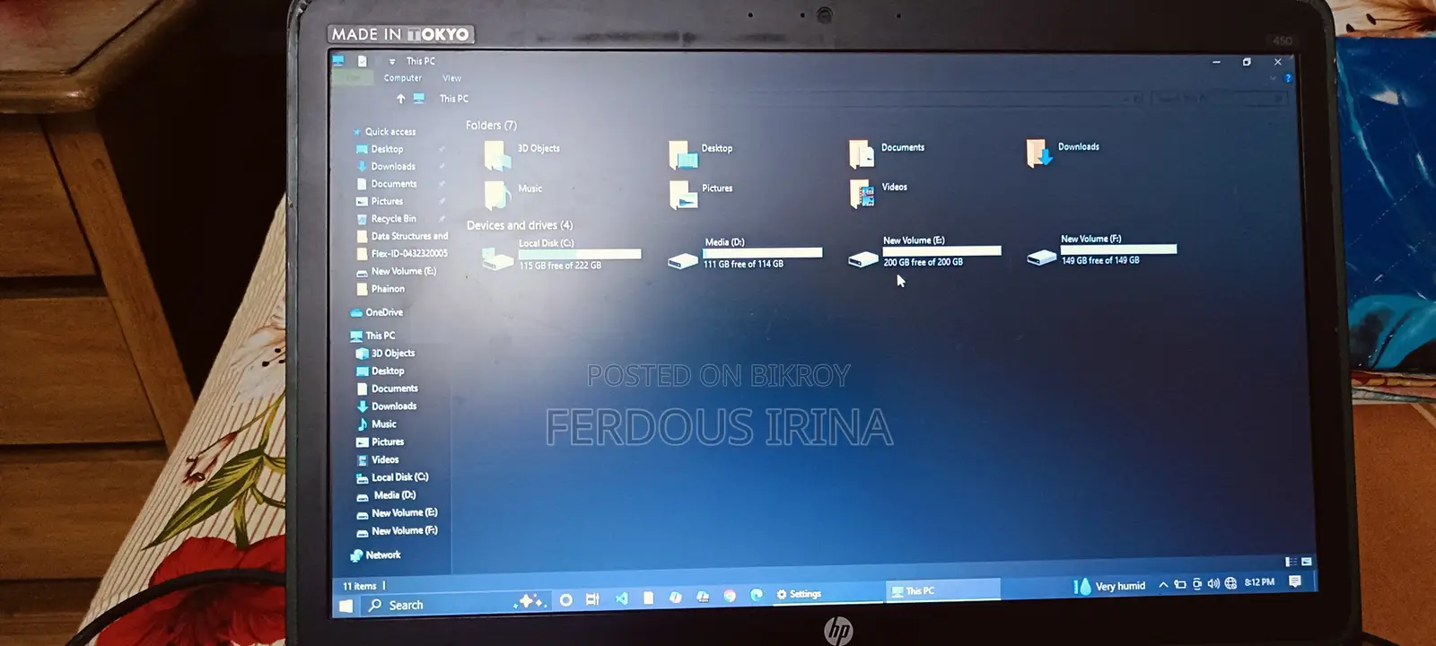 Laptop HP ProBook 450 G1 4GB Intel Core I5 HDD 750GB