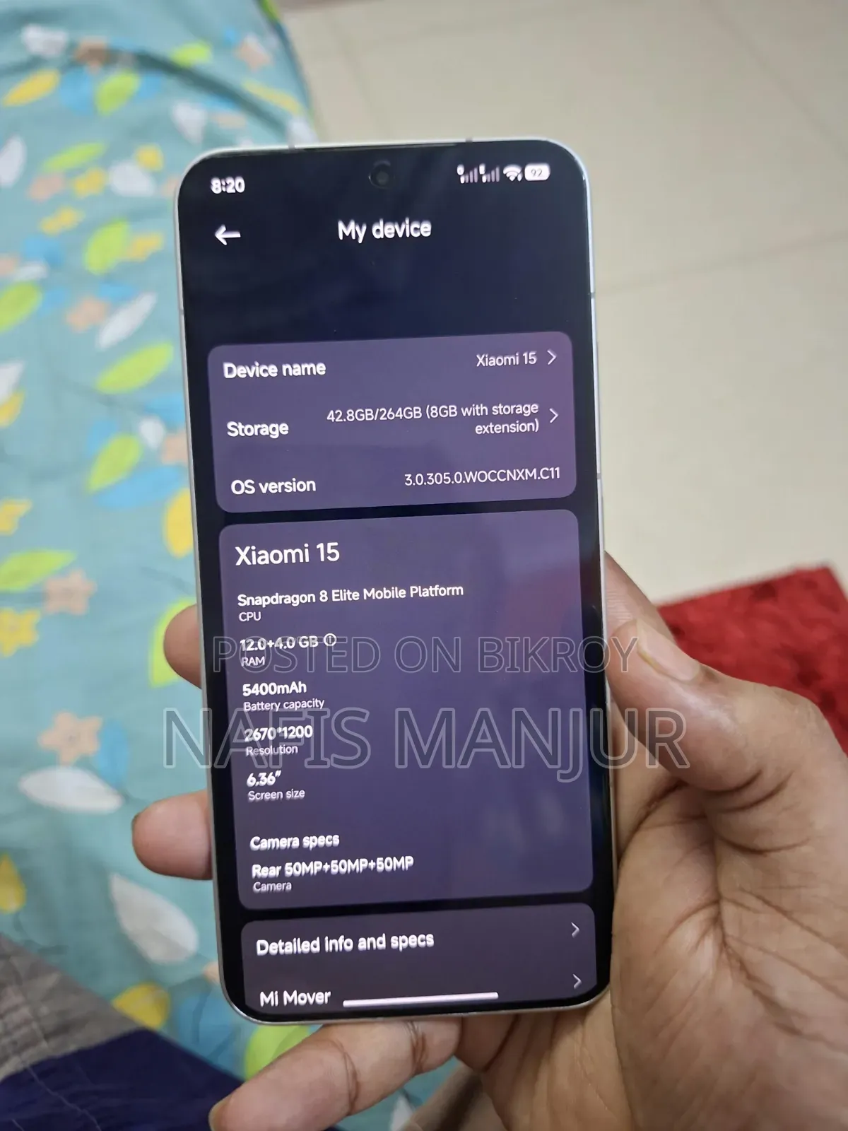 Xiaomi 15 256 GB White