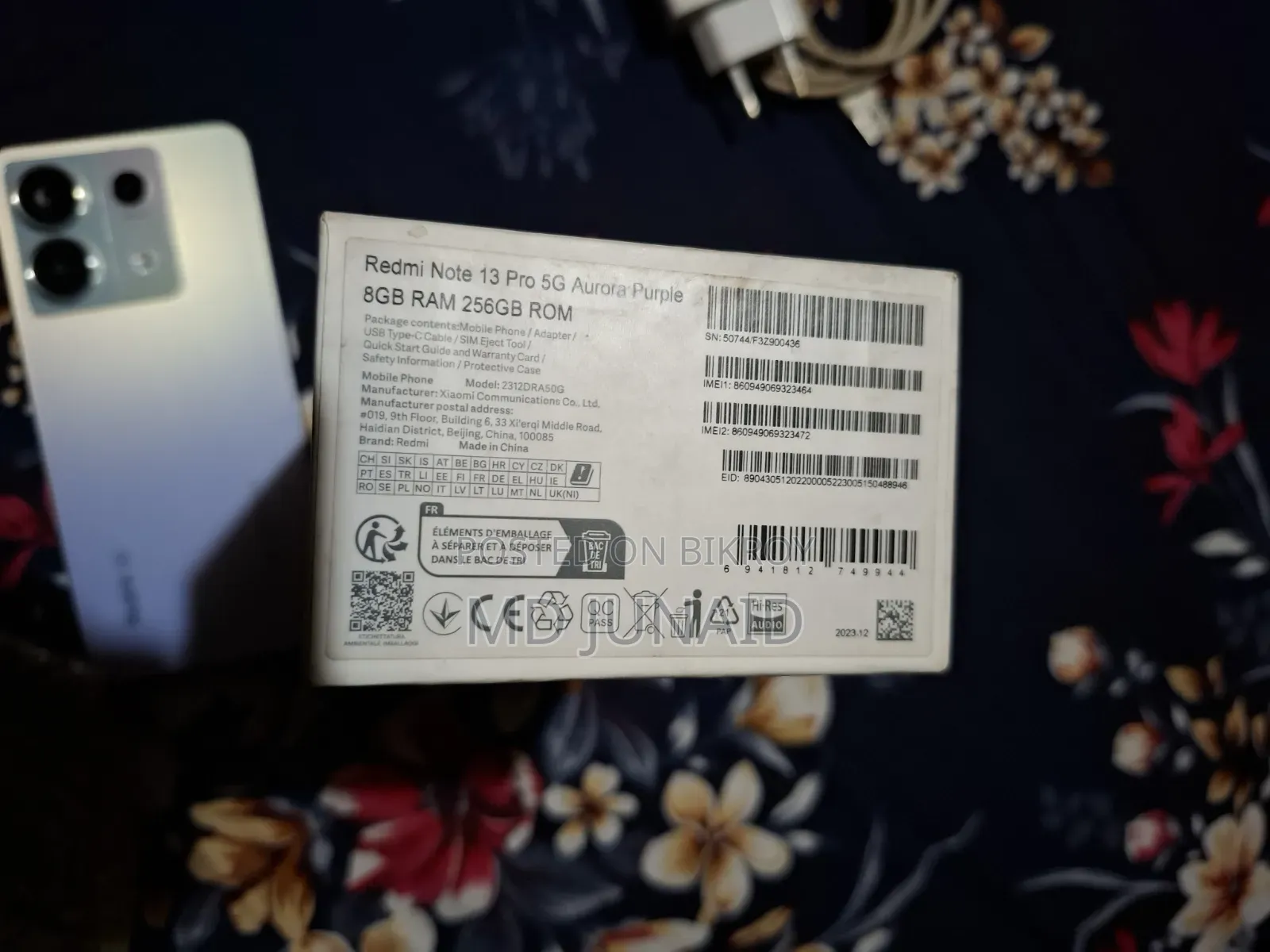 Xiaomi Redmi Note 13 Pro 5G 256 GB Purple