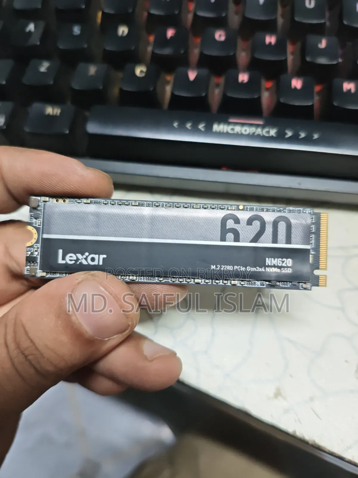 1TB M.2 SSD Gen 3 LEXAR NM620 (Health 100%) Brand New Condition