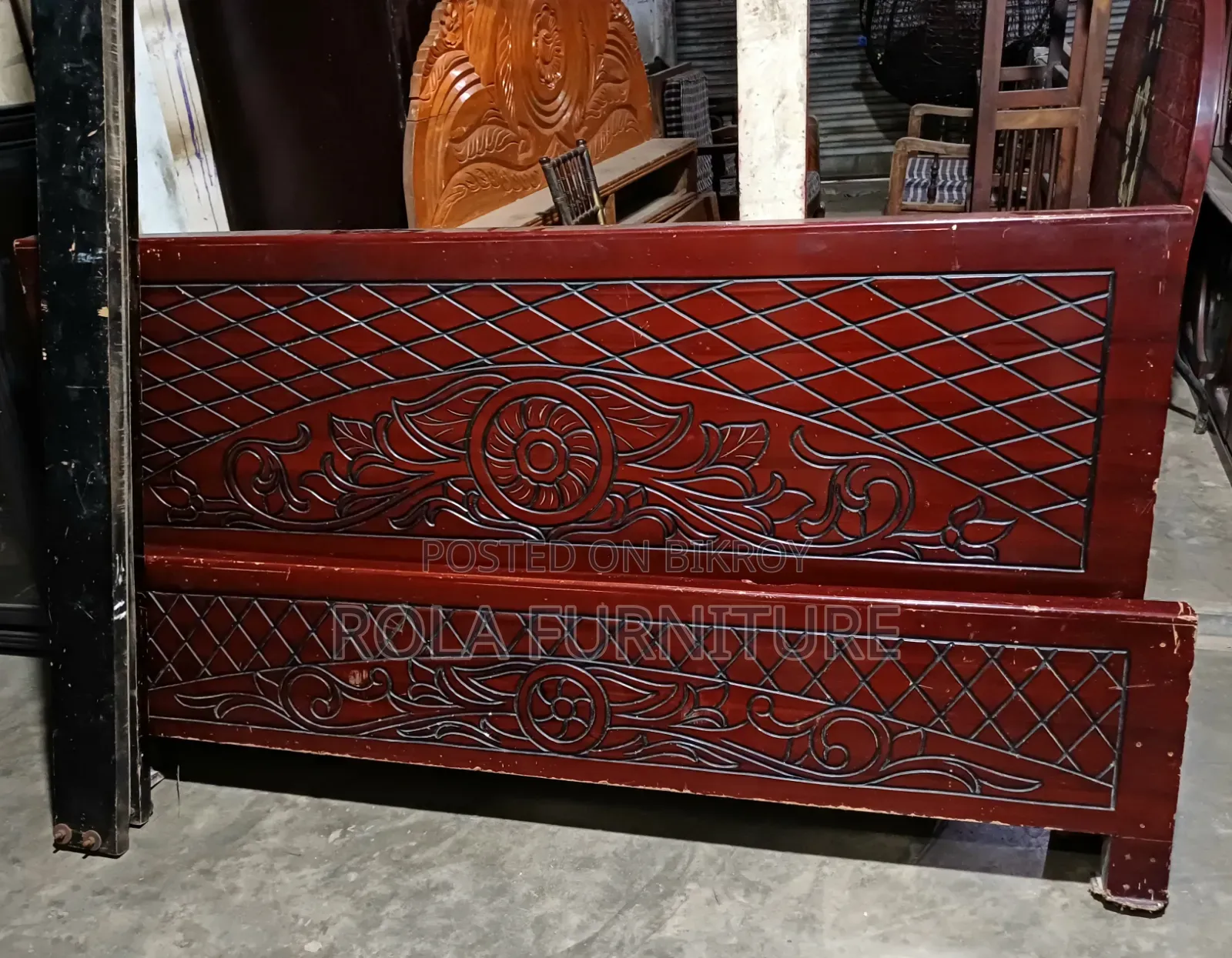 Malaysian Process Wood Bed 6/7 Feet
