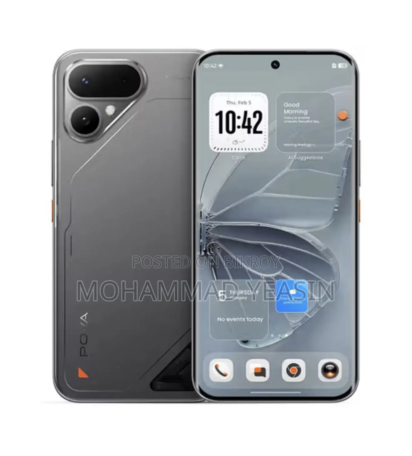 New Tecno Pova Curve 2 5G 256 GB Silver