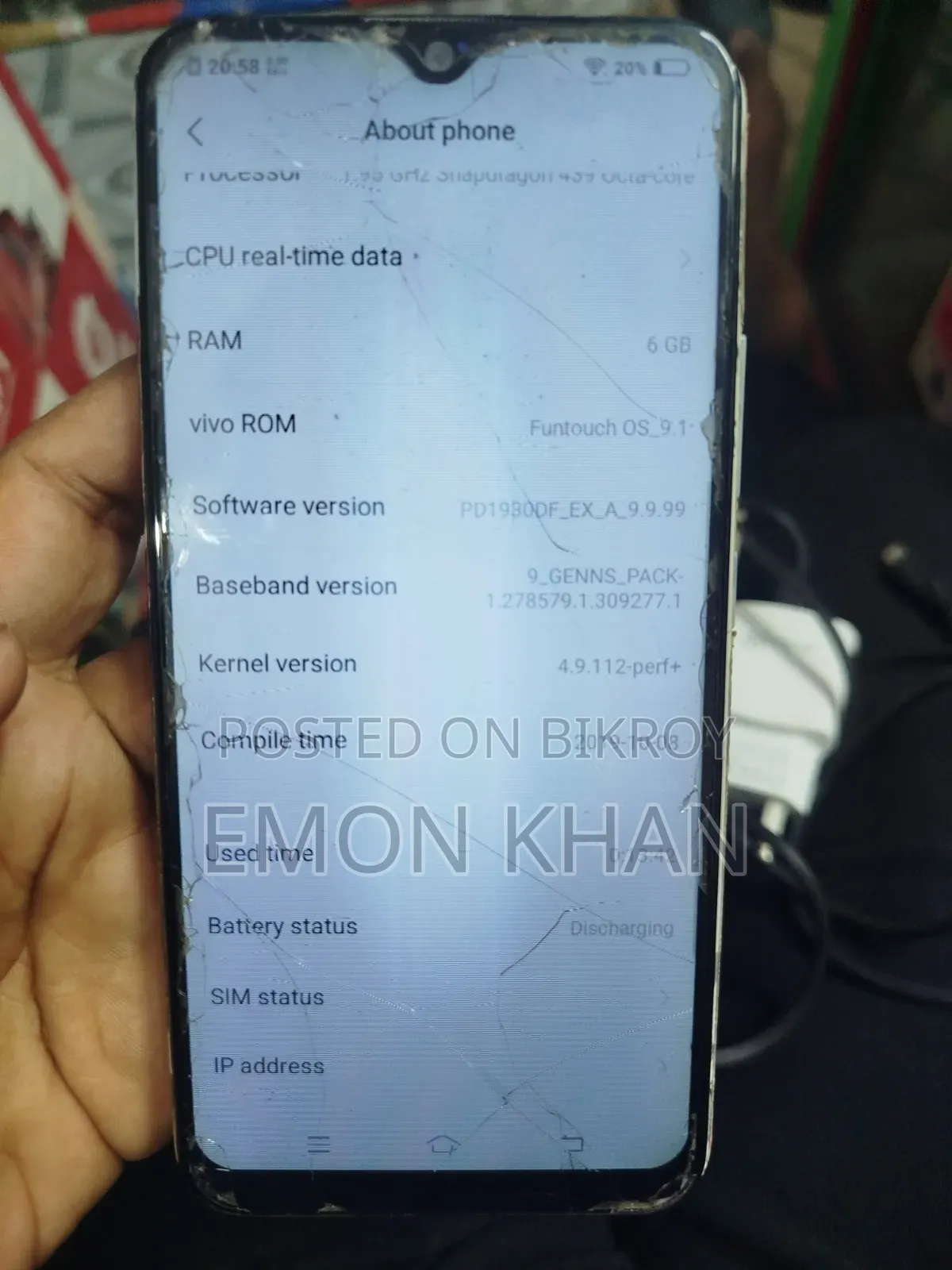 Vivo Y11 32 GB Blue