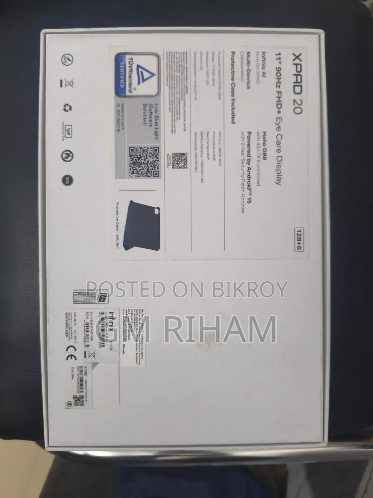 ইনফিনিক্স এক্সপ্যাড ২০ ১২৮ জিবি