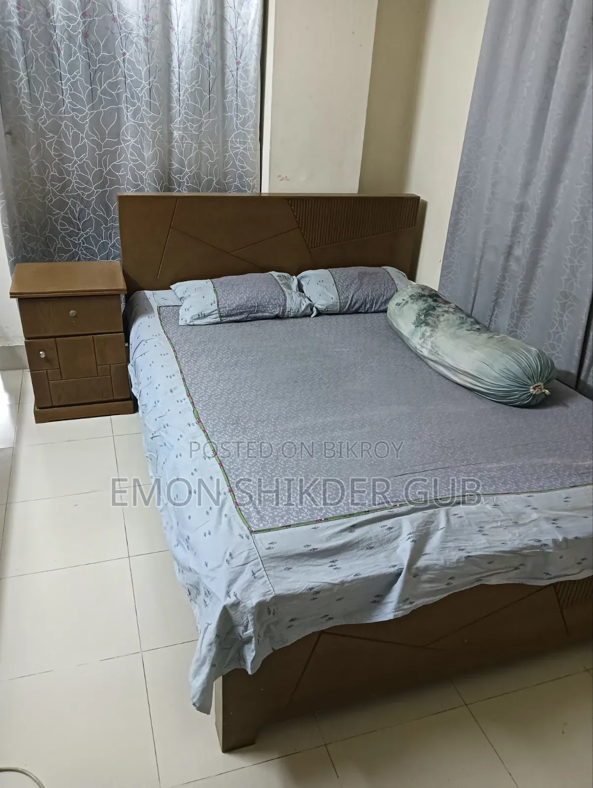 Bed and Side Table for Sales Urgently