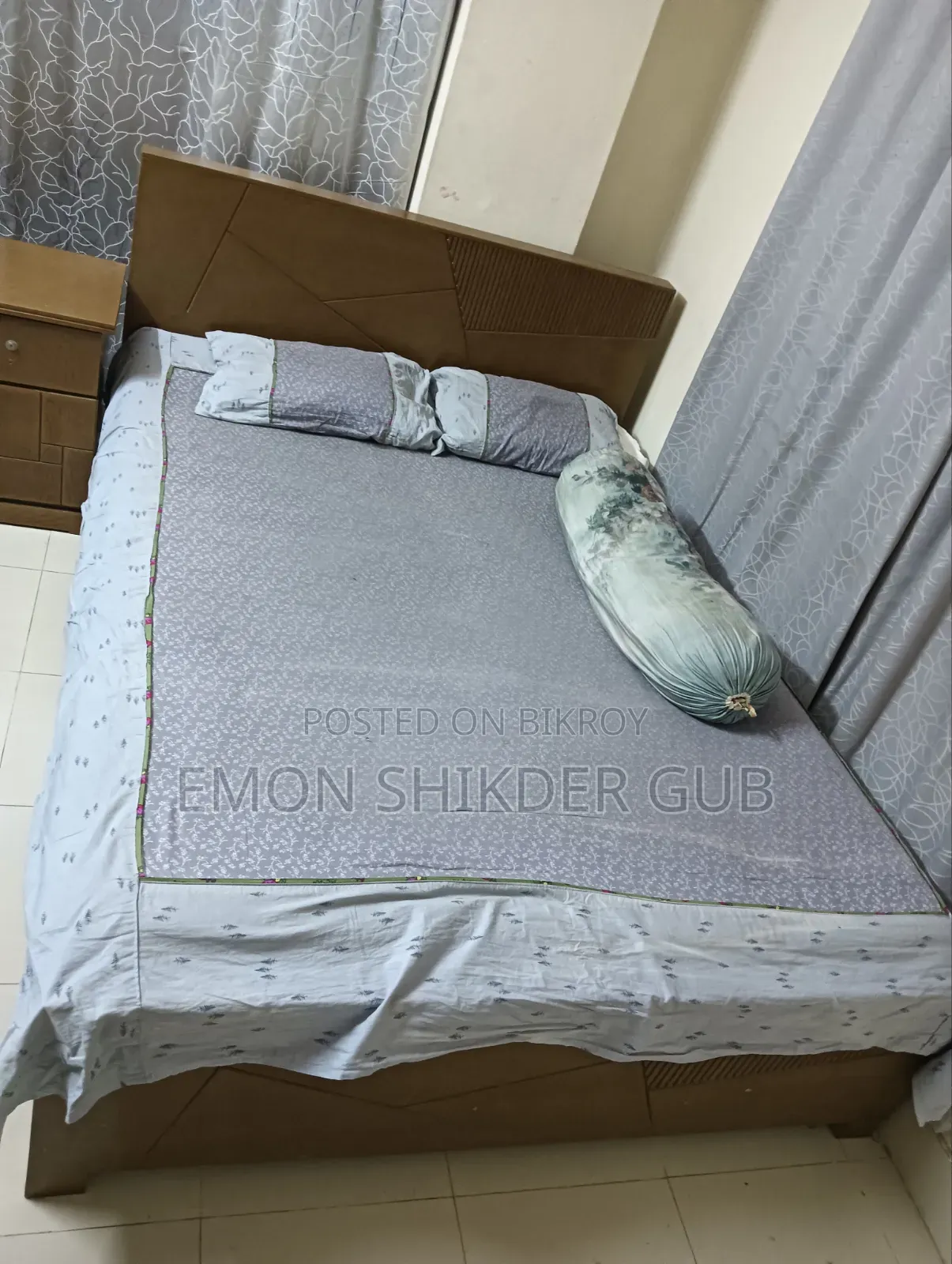 Bed and Side Table for Sales Urgently