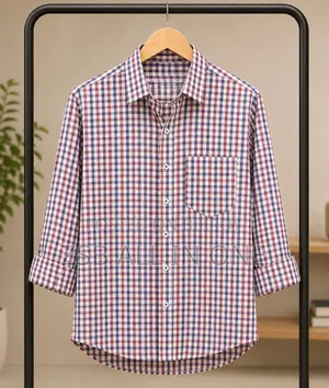Formal Official Cotton Check Shirt
