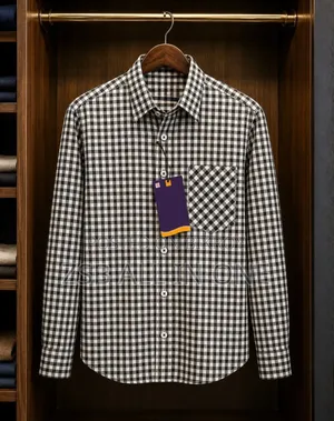 Formal Official Cotton Check Shirt