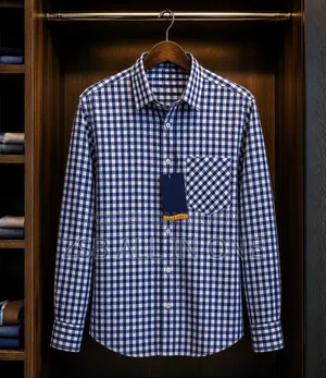 Formal Official Cotton Check Shirt