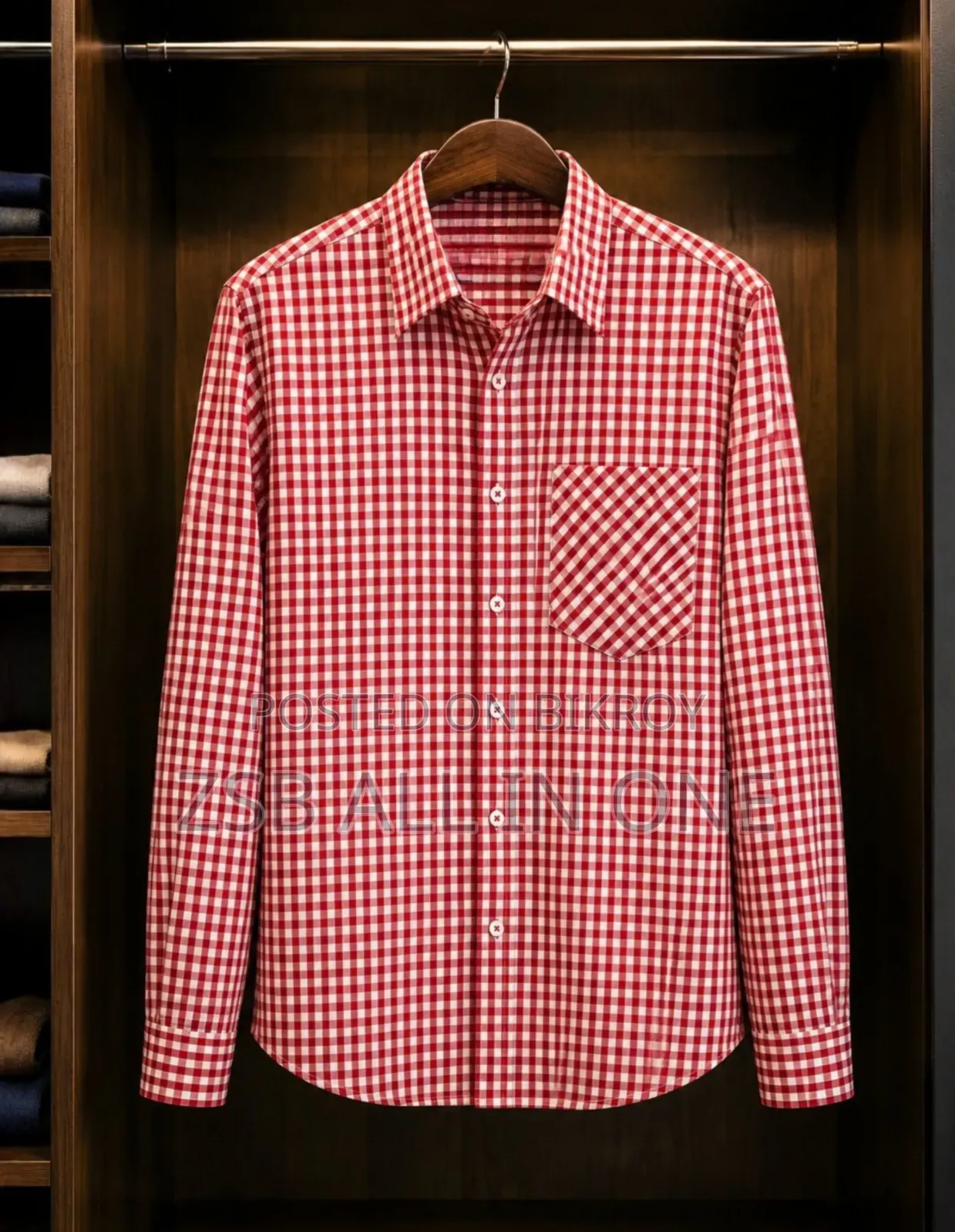 Formal Official Cotton Check Shirt