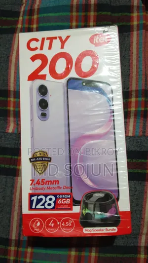 Itel City 200 128 GB Black