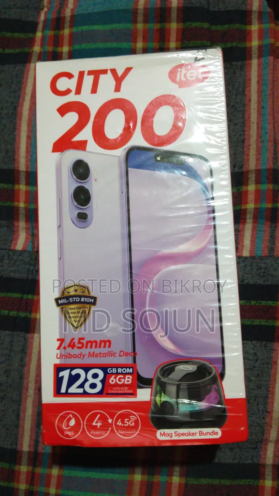 Itel City 200 128 GB Black