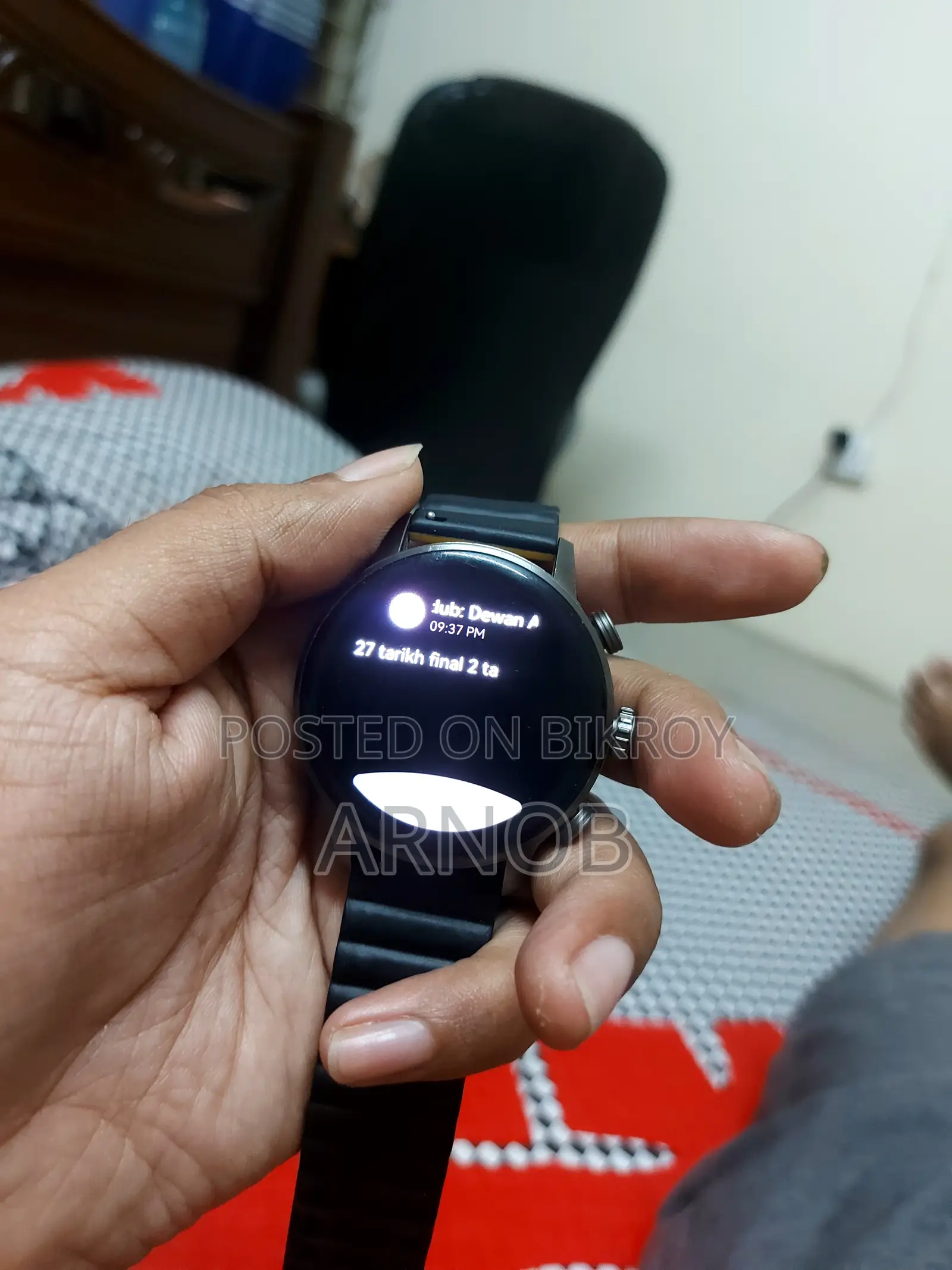 কিসলেক্ট কেআর২ এলটিডি বিটি কলিং ওয়াচ