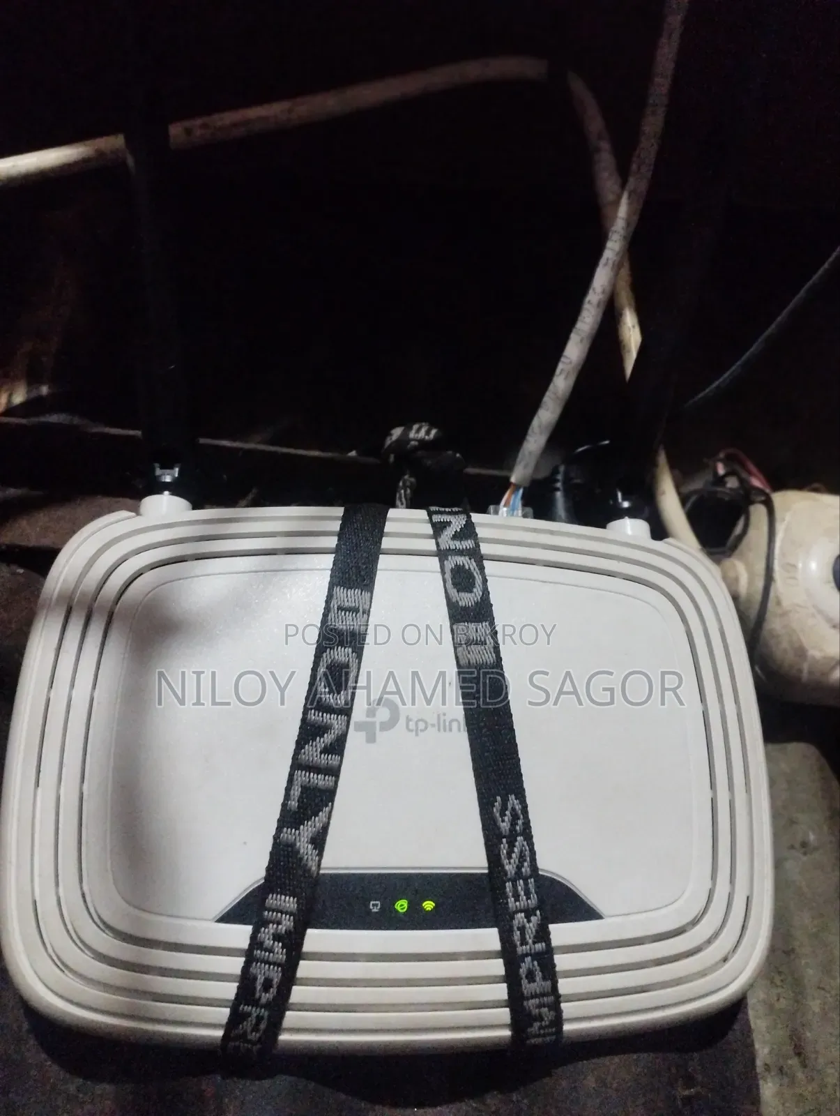 A WiFi router will be sold, gives good service,
