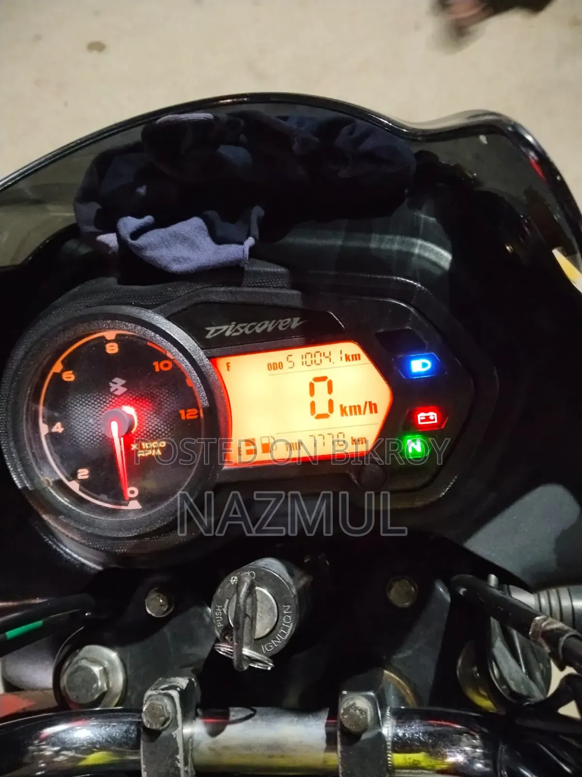 Bajaj Discover 110 2018 Black