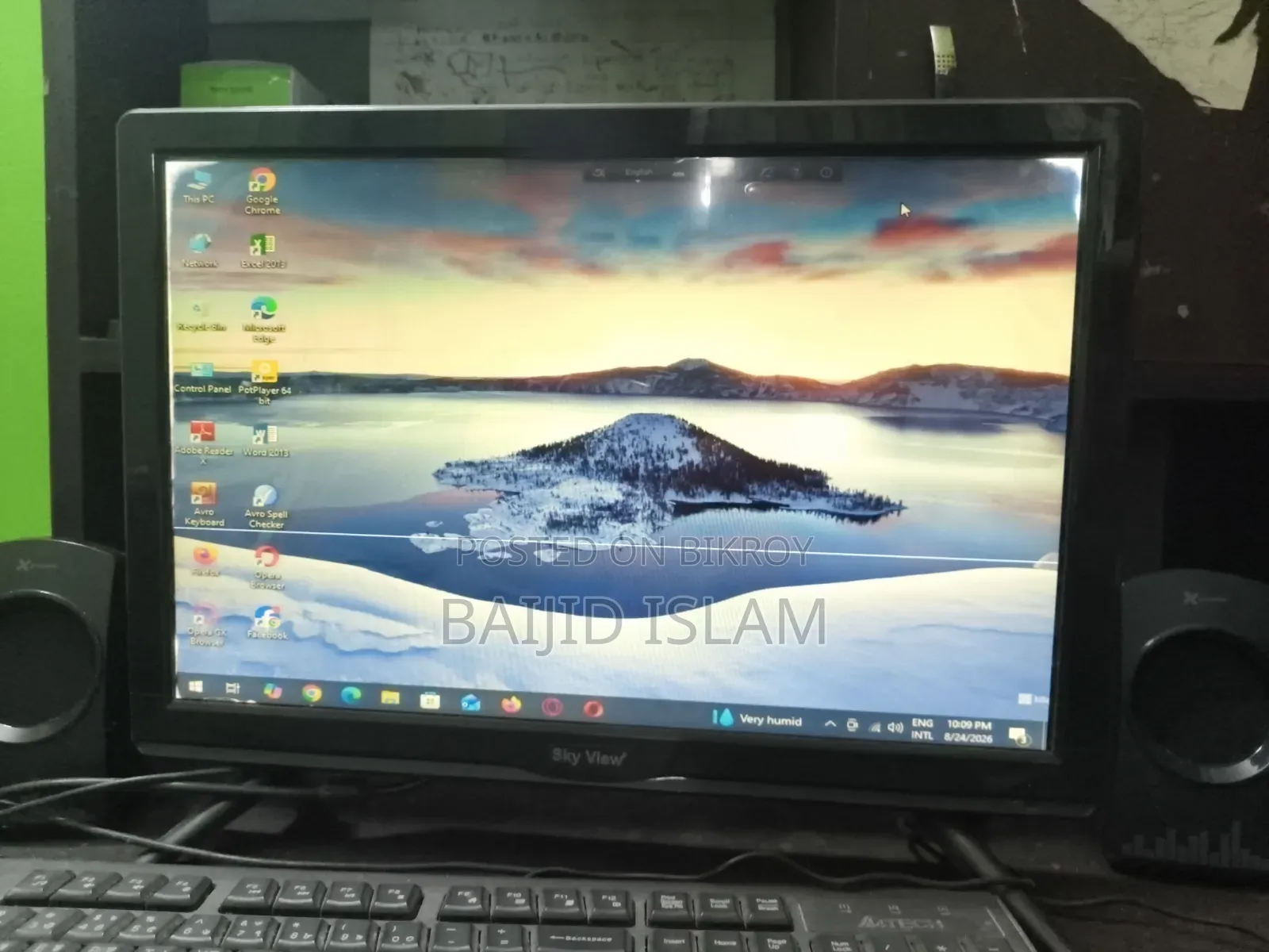 গিগাবাইট জিএ-এইচ১১০এমএসটিএক্স-এইচডি৩-জেডকে ৪জিবি ইন্টেল কোর আই৩ ইএমএমসি ৬০জিবি