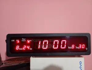 Casio CX-808 LED স্ক্রিন ডিজিটাল থার্মোমিটার ওয়াল ডেস্ক ক্লক