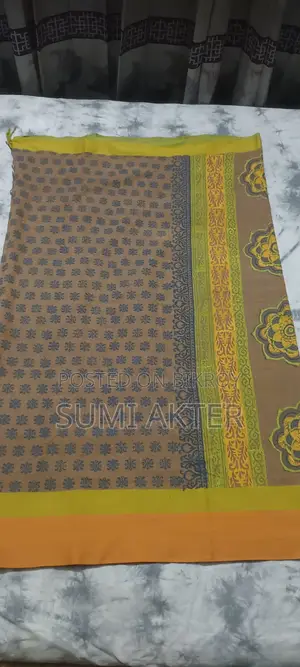 ব্লক প্রিন্ট শাড়ী