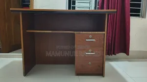 Wooden Study/Office Table | 3 Drawers | Used