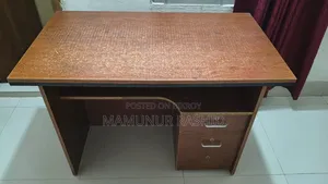 Wooden Study/Office Table | 3 Drawers | Used