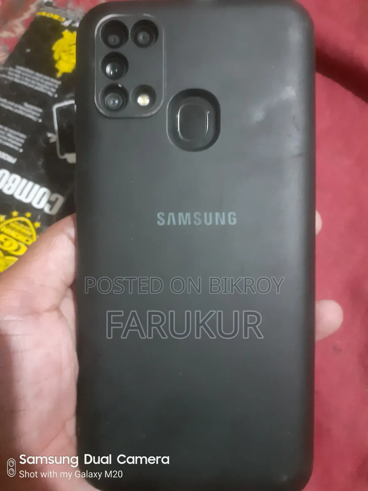 স্যামসাং গ্যালাক্সি এম৩১ ১২৮ জিবি ব্ল্যাক