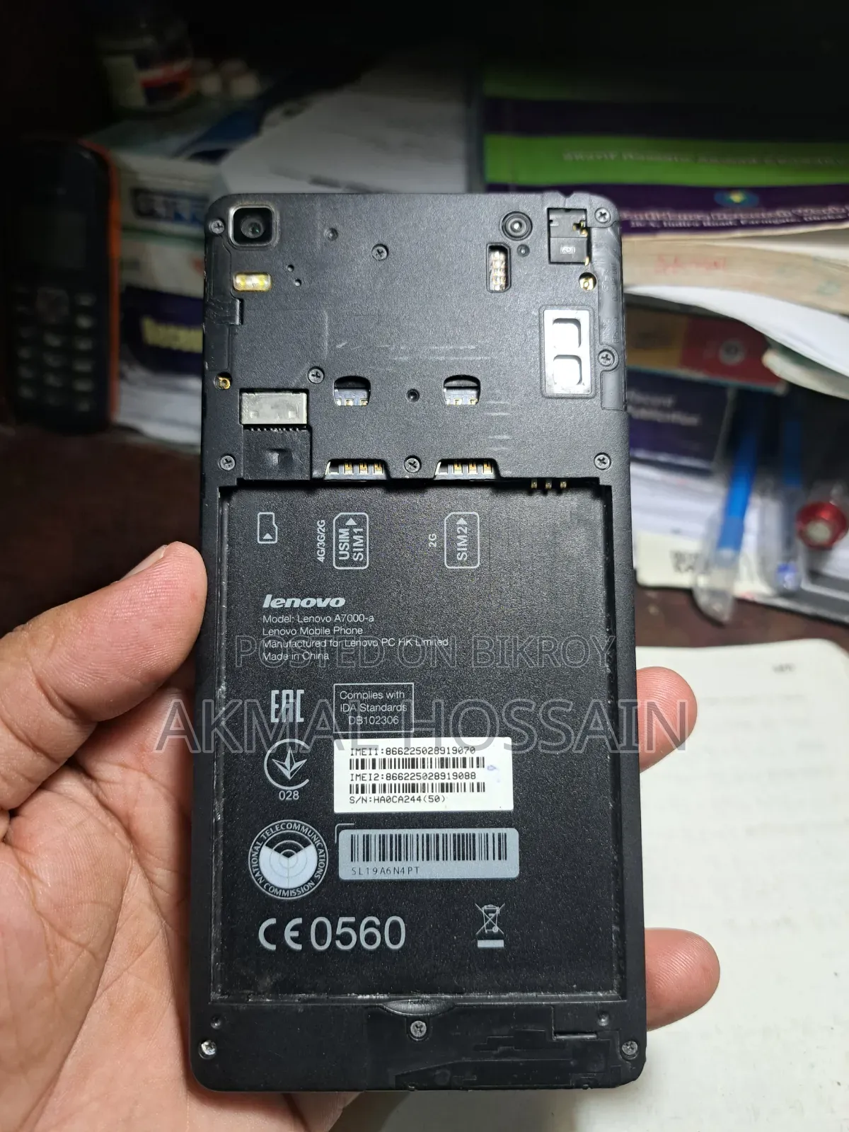 Lenovo A7000 ৮ জিবি সাদা