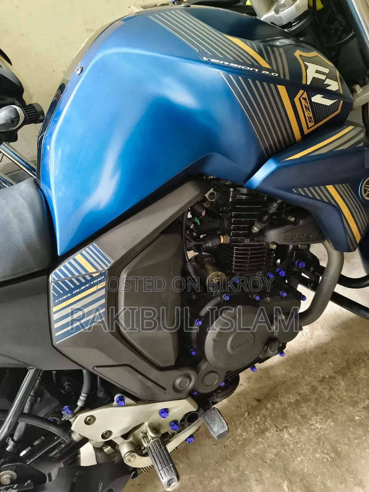 Yamaha FZS V2 2022 Blue