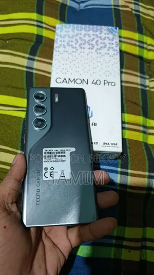 টেকনো স্পার্ক ৪০ প্রো ২৫৬ জিবি ব্ল্যাক