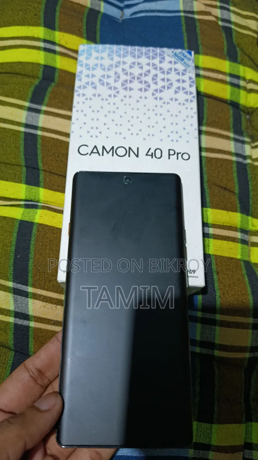 টেকনো স্পার্ক ৪০ প্রো ২৫৬ জিবি ব্ল্যাক
