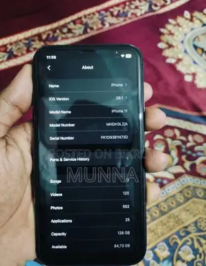 অ্যাপল আইফোন ১১ ১২৮ জিবি ব্ল্যাক