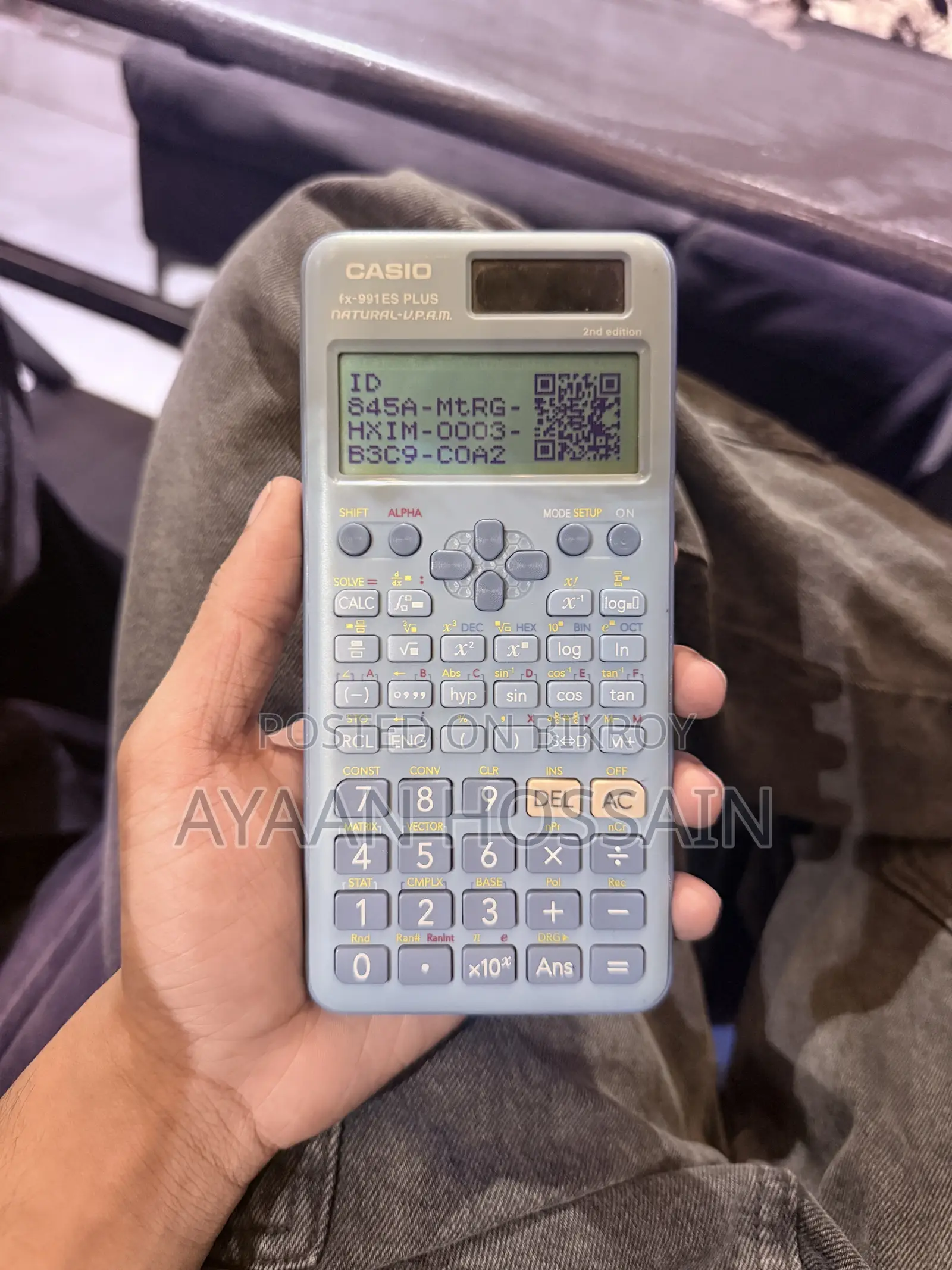 CASIO Fx-991es PLUS 2nd Edition BLUE