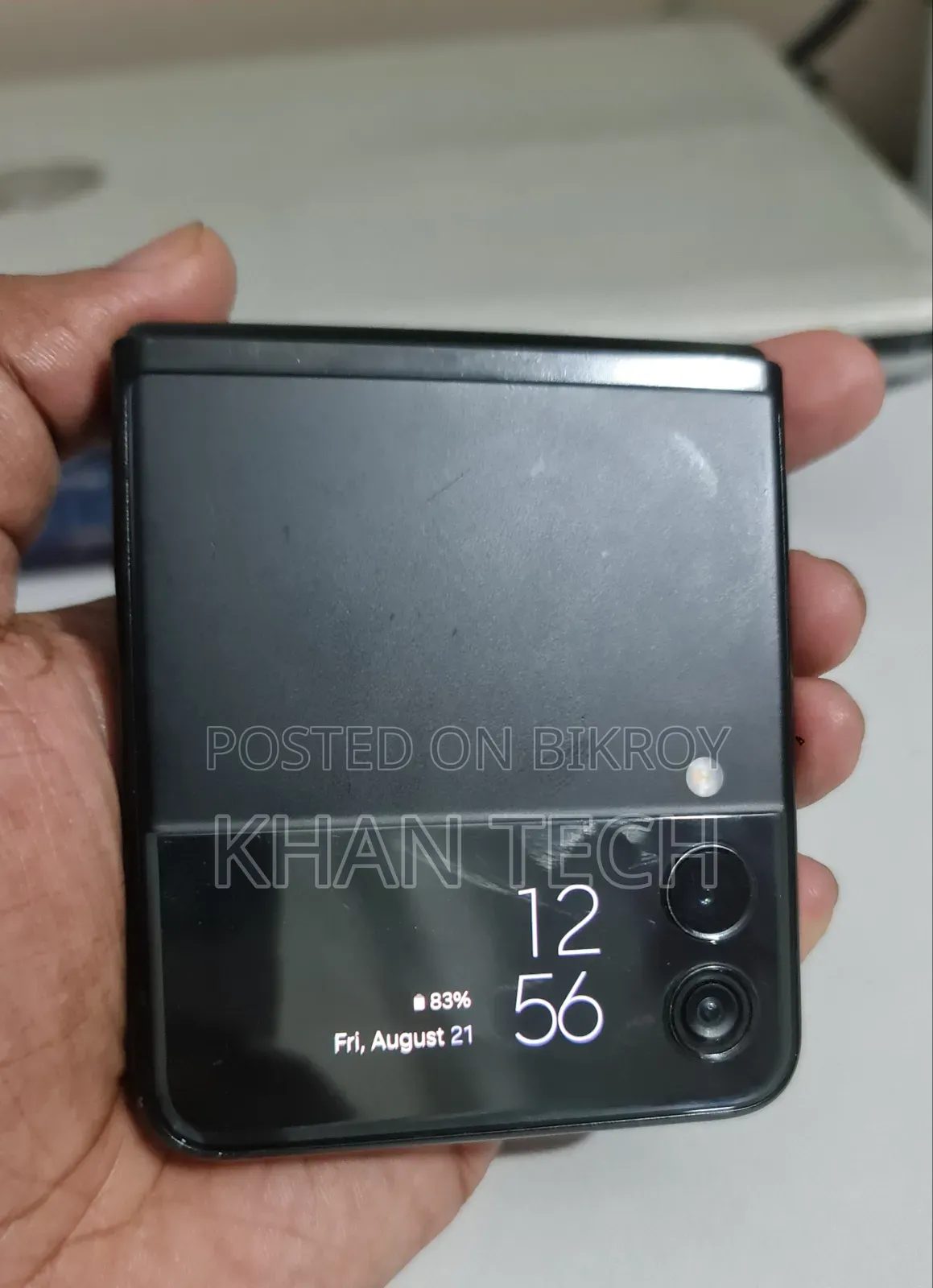 স্যামসাং গ্যালাক্সি জেড ফ্লিপ ৩ ২৫৬ জিবি কালো
