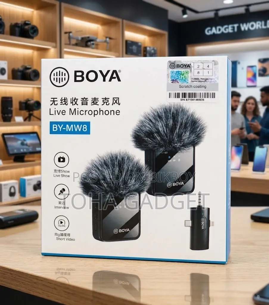 BOYA BY-MW8 Wireless Microphone