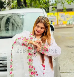 কটন এমব্রয়ডারি থ্রি পিস