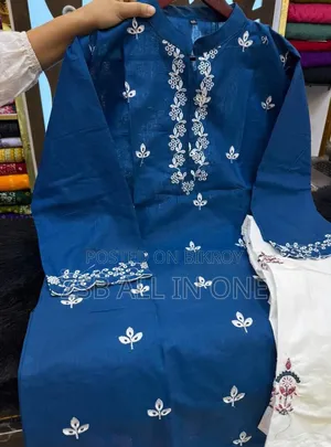 লিনেন এমব্রয়ডারি টু পিস