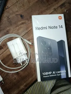 শাওমি রেডমি নোট ১৪ ফোরজি ২৫৬ জিবি ব্ল্যাক