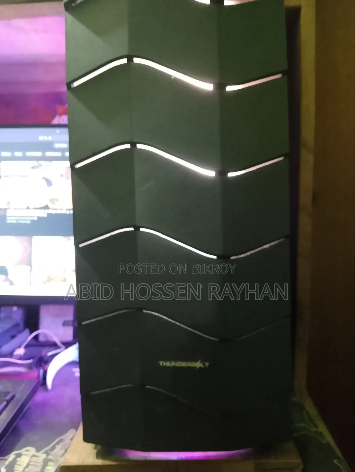 থান্ডারবোল্ট টিবি-০২ এটিএক্স আরজিবি গেমিং কেস