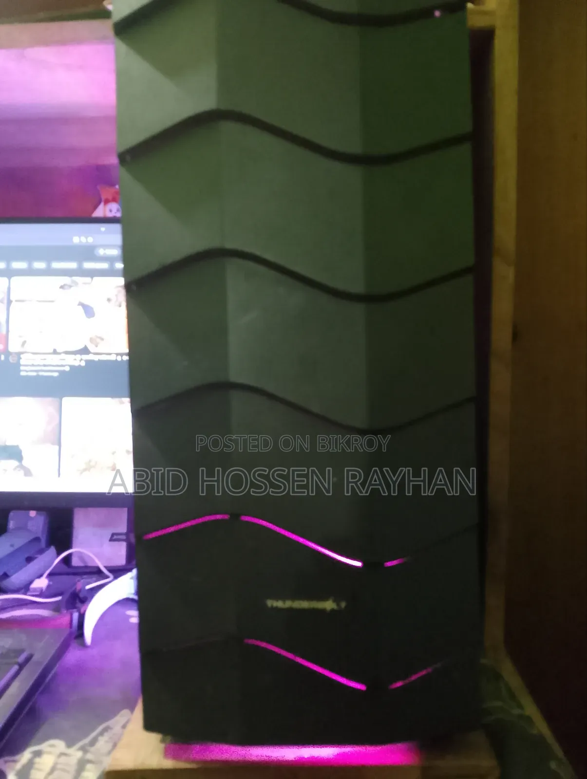 থান্ডারবোল্ট টিবি-০২ এটিএক্স আরজিবি গেমিং কেস