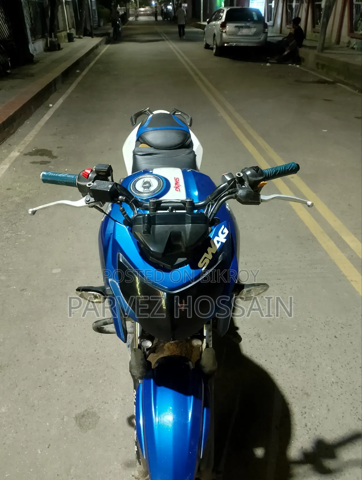 টিভিএস অ্যাপাচি আরটিআর ১৬০ ৪ভি ২০১৯ নীল