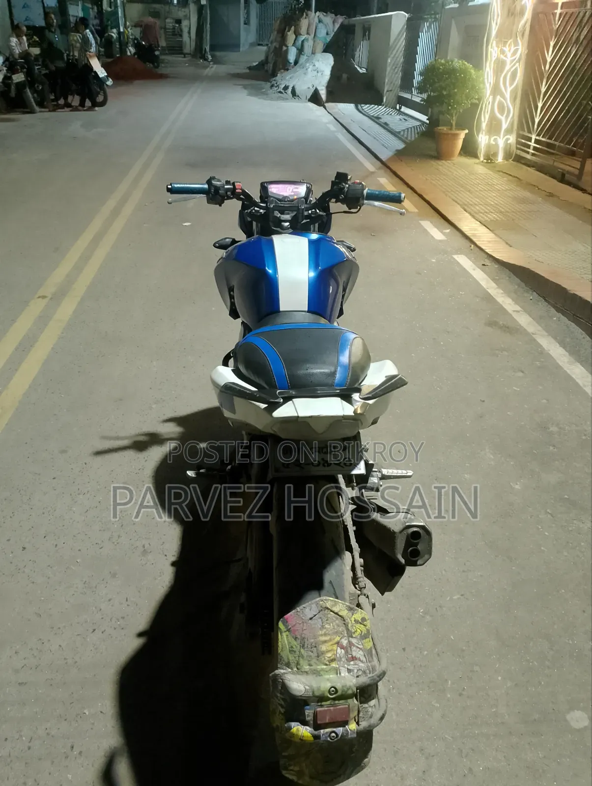 টিভিএস অ্যাপাচি আরটিআর ১৬০ ৪ভি ২০১৯ নীল