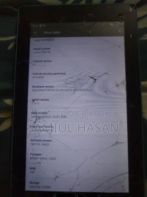 Lenovo Tab TB311FU 16 GB Black