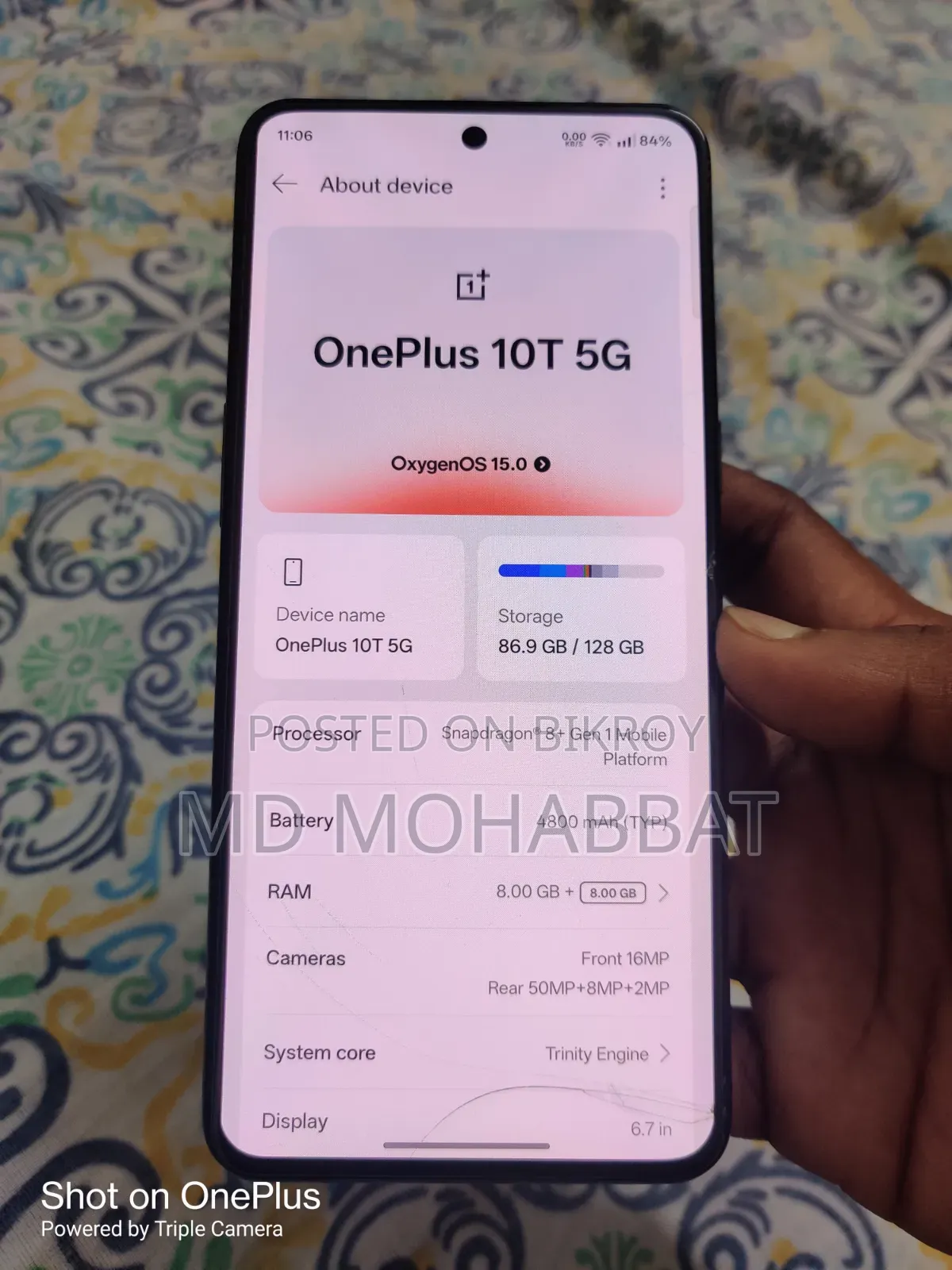 OnePlus 10T 128 GB Black