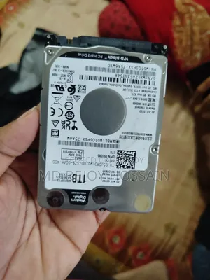 WD Black 1TB 7200RPM ল্যাপটপ হার্ড ড্রাইভ