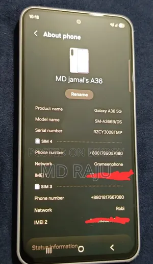 Samsung Galaxy A36 256 GB Blue