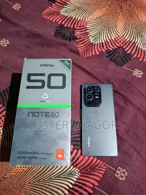 ইনফিনিক্স নোট ৫০ ৪জি ২৫৬ জিবি কালো