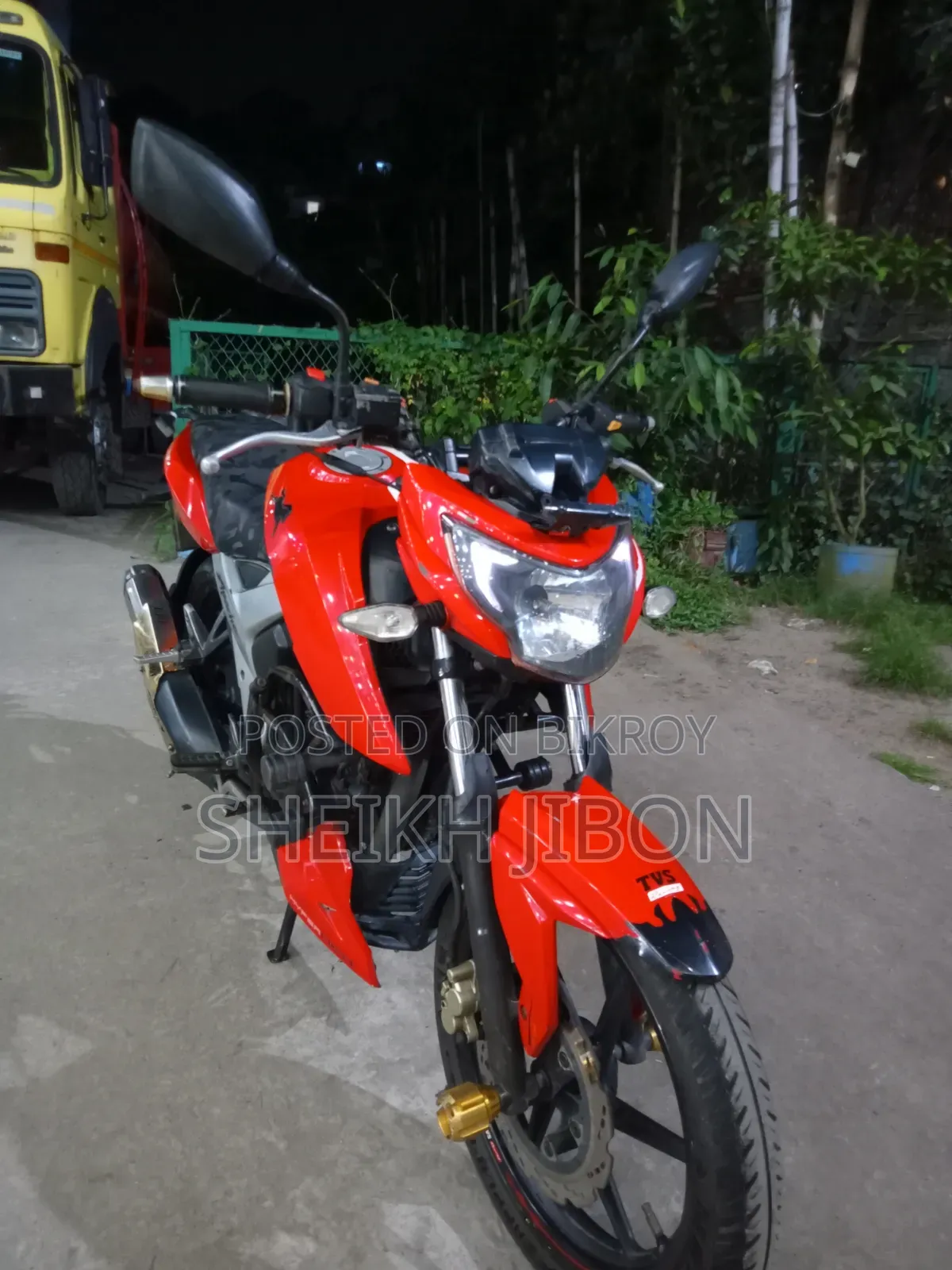টিভিএস আপাচি আরটিআর ১৬০ ৪ভি ২০২০ লাল