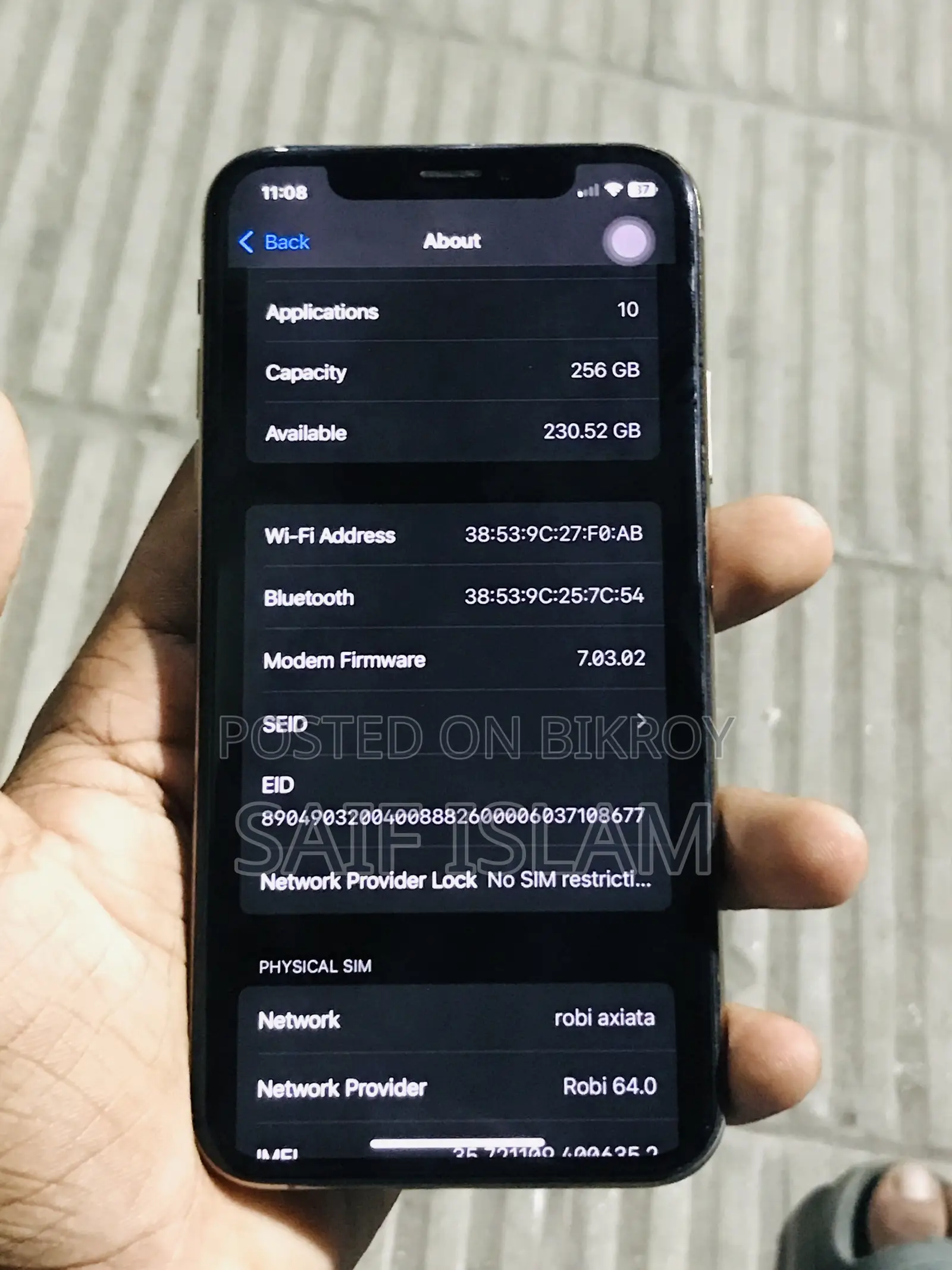 Apple iPhone XS 256 GB Gold