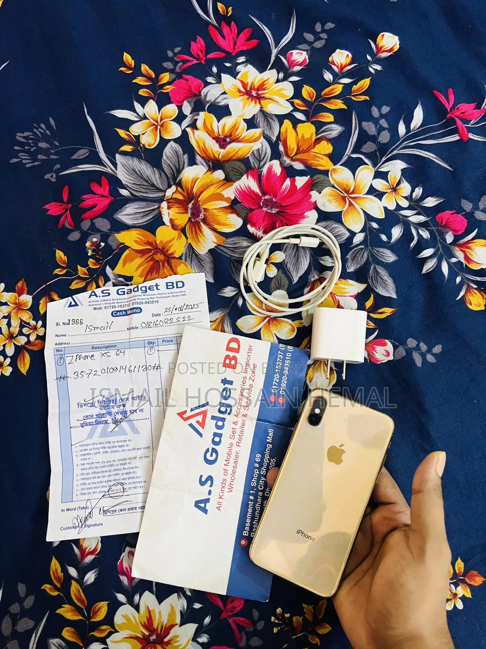 Apple iPhone XS 64 GB Gold